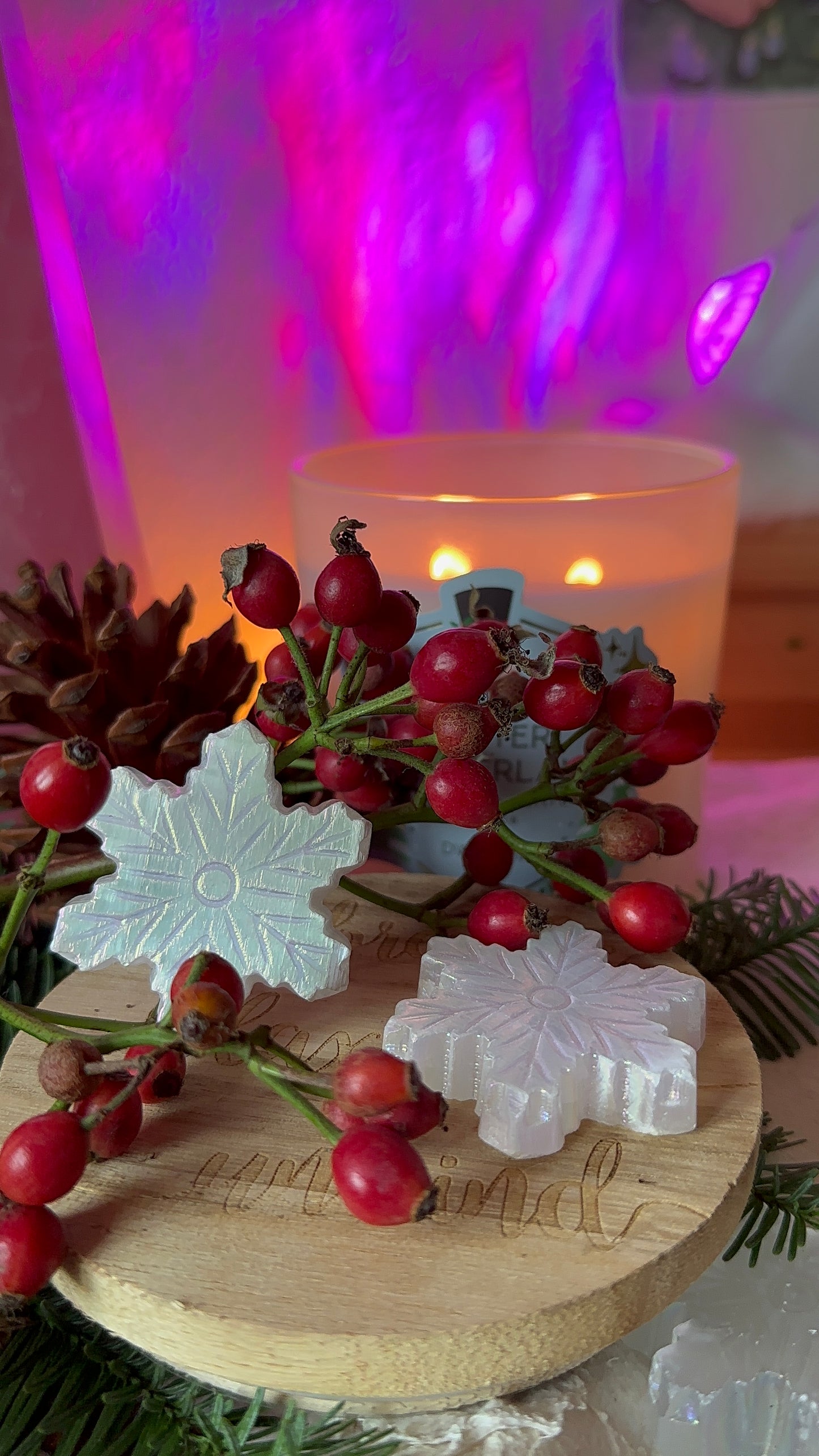 Selenite Snowflakes