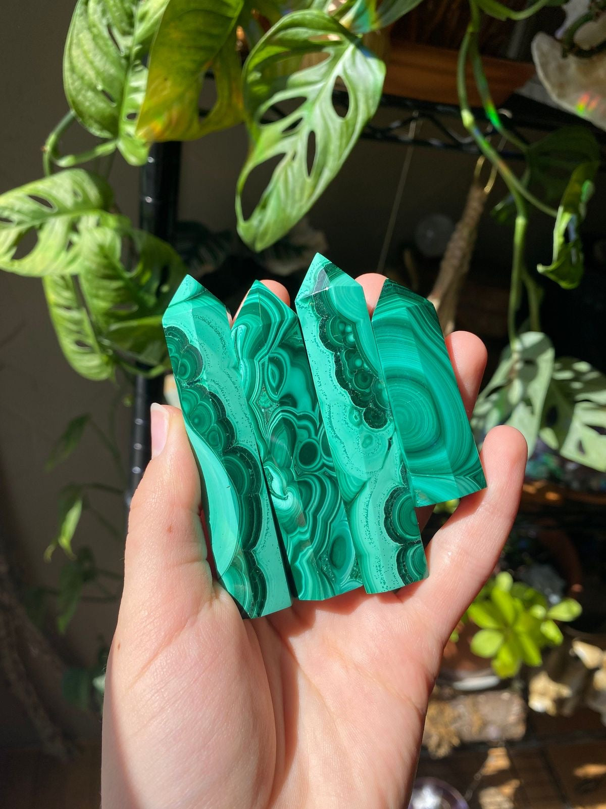 Malachite Crystal towers