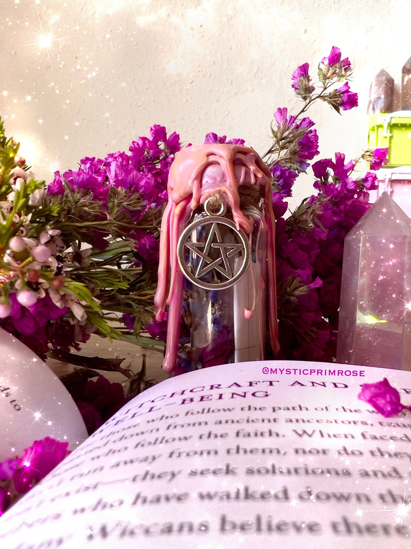 Manifest your goals spell jar