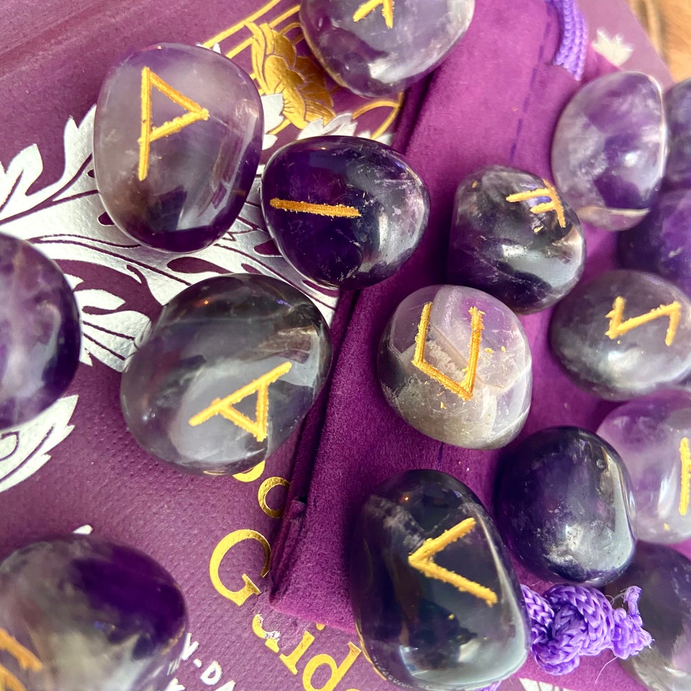 Amethyst Nordic Runes