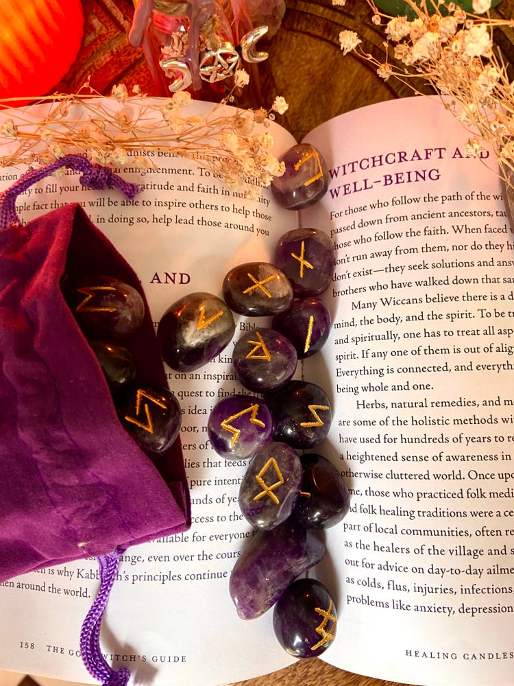 Amethyst Nordic Runes