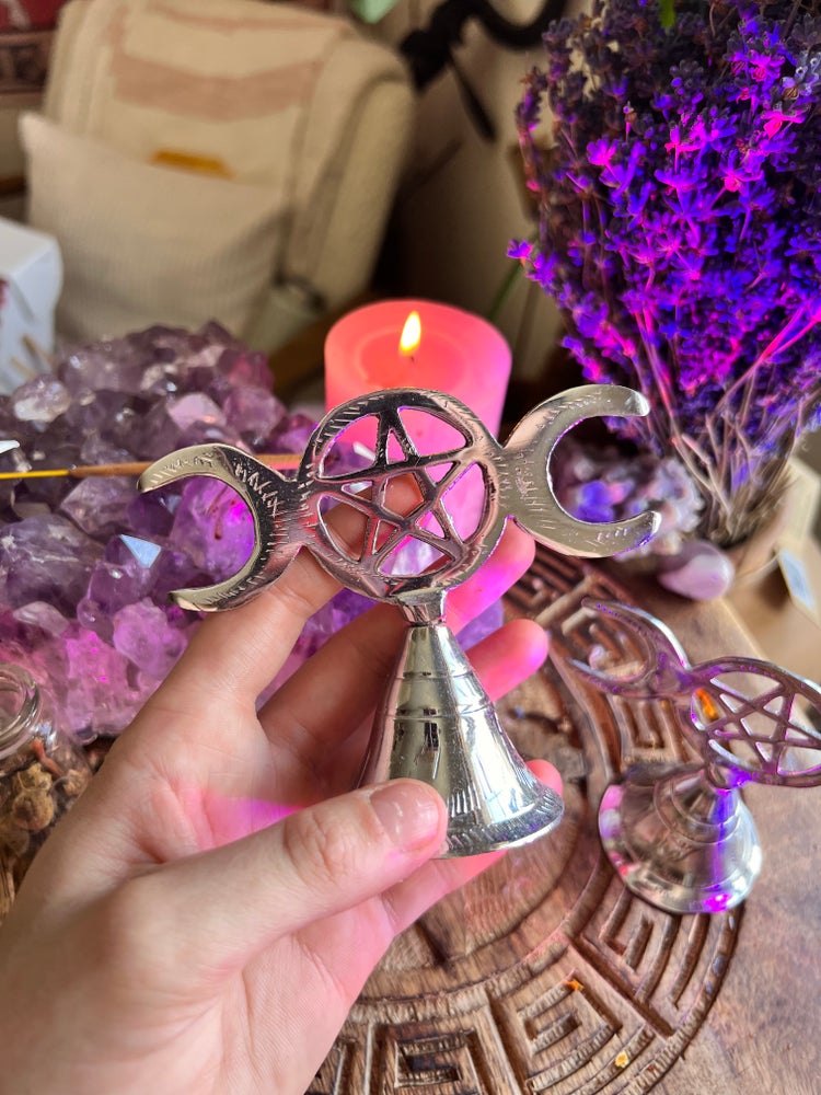 Triple goddess witches bell