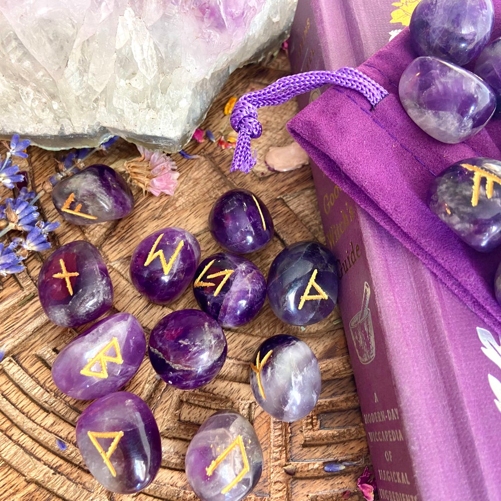 Amethyst Nordic Runes