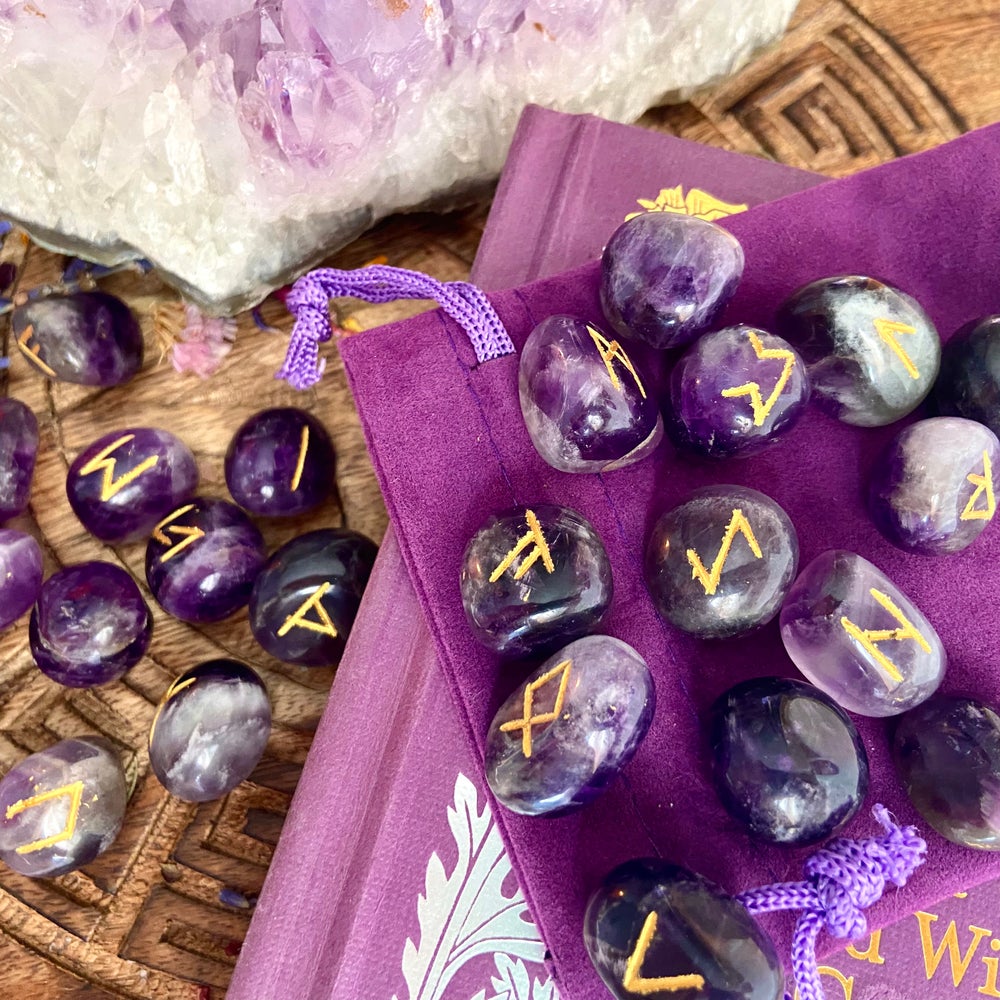 Amethyst Nordic Runes